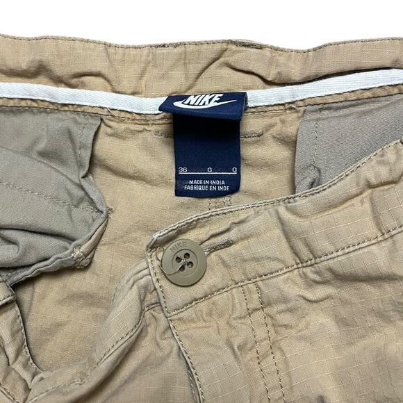 Nike Vintage Khaki Cargo Utility Shorts - Picture 5 of 5